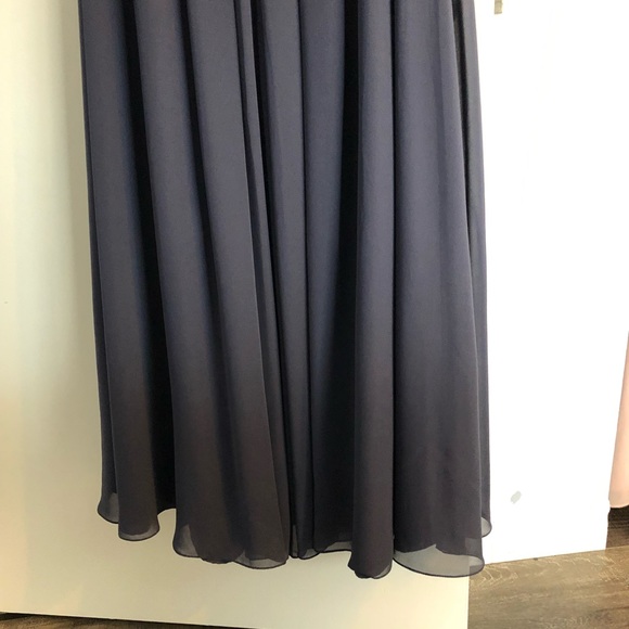 Elegant blue bridesmaid dress - Picture 4 of 5